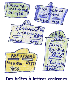 boîtes à lettres anciennes