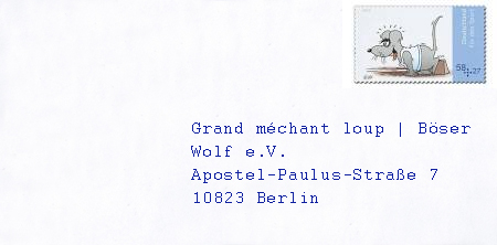 L Allemagne Pour Les Enfants Comment Une Lettre Ou Un Mail Vers Et A Partir De L Allemagne Grand Mechant Loup