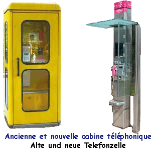 Cabines téléphoniques allemandes