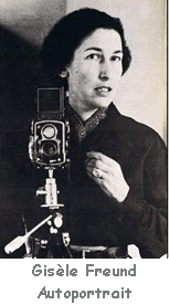Gisèle Freund, autoportrait.