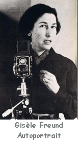 Gisle Freund, autoportrait.