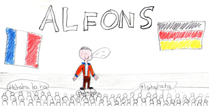 Komiker Alfons macht sich über die Deutschen und die Franzosen lustig