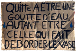 Slogan de marches pour le climat