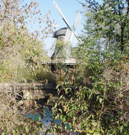 Mühle auf dem Gelände des Deutschen Technikmuseums