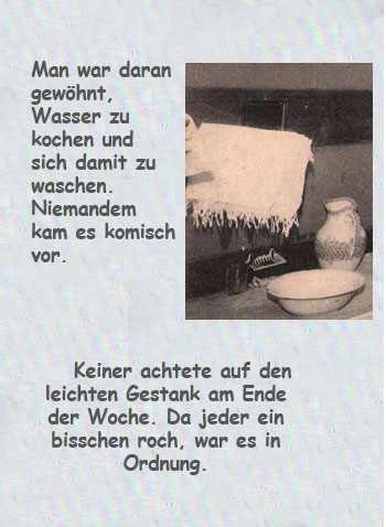 Sich waschen vor 100 Jahren