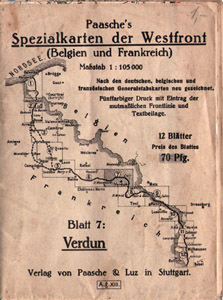 Mapa Verdun