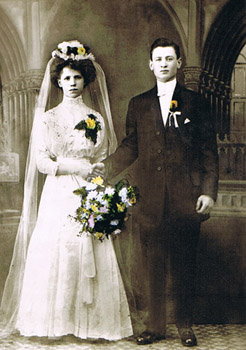 Hochzeitsfoto 1910