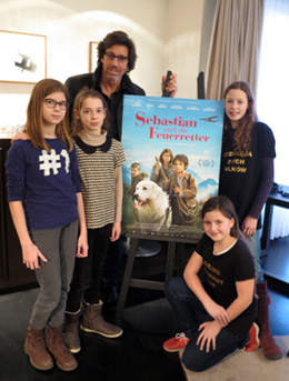 Filmemacher Sebastian und die Feuerretter, Christian Duguay, im Interview mit den Kinderreportern des Bösen Wolfes