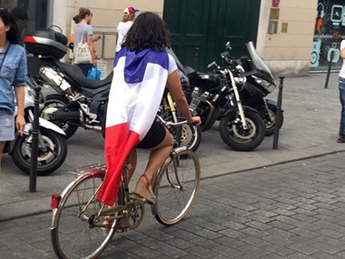Mit Fahrrad zum EM-Finale in Frankreich