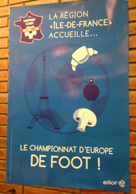 Französische Werbung für die EM-2016