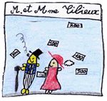 Comic Pech und Glück  Familie Orka
